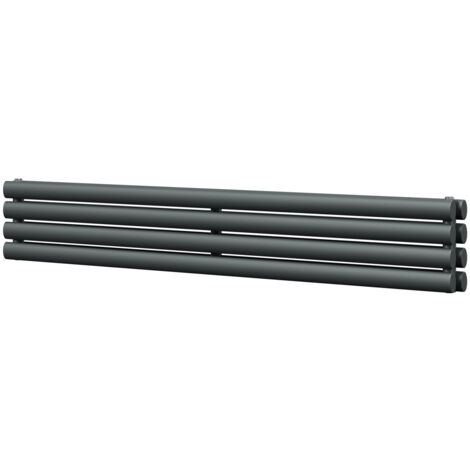 Boone Anthracite 240mm x 1600mm Horizontal Double Panel Radiator