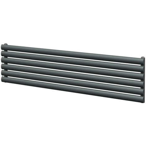 Boone Anthracite 360mm x 1600mm Horizontal Single Panel Radiator