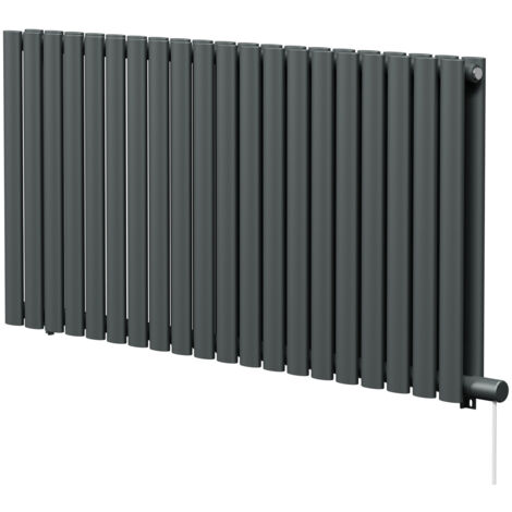 Boone Anthracite 600mm x 1200mm Horizontal Electric Double Panel Radiator