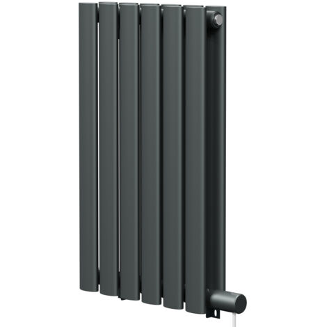 Boone Anthracite 600mm x 360mm Horizontal Electric Double Panel Radiator