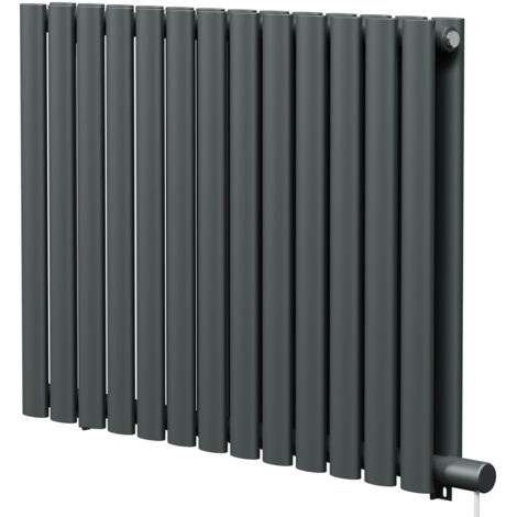 Boone Anthracite 600mm x 780mm Horizontal Electric Double Panel Radiator