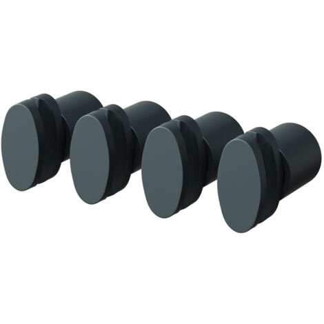 Boone Set of 4 Anthracite Horizontal Radiator Brackets