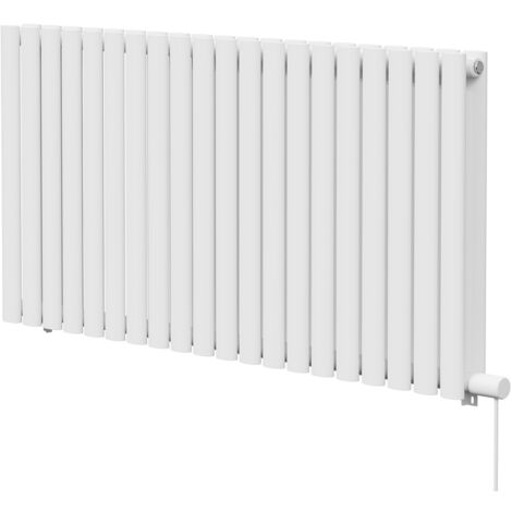 Boone White 600mm x 1200mm Horizontal Electric Double Panel Radiator