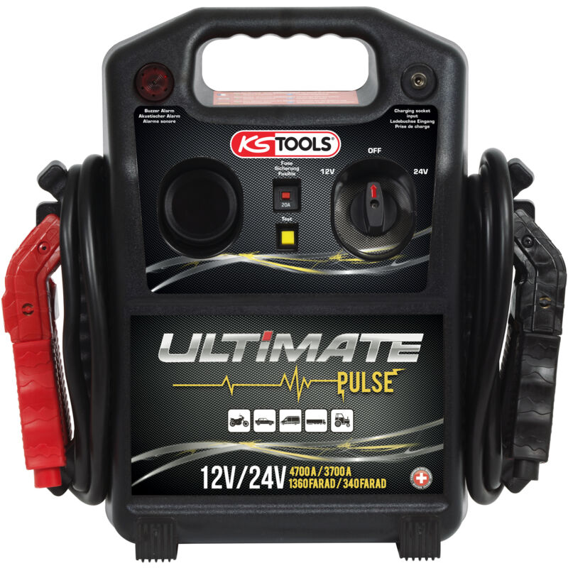 Kstools - ks Tools - Booster à condensateur 12V / 24V – 4700A / 3700A - 550.1850