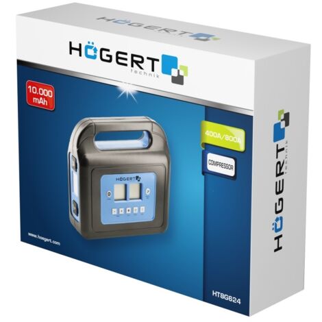 Booster de batterie de voiture Hogert HT8G624 12 V