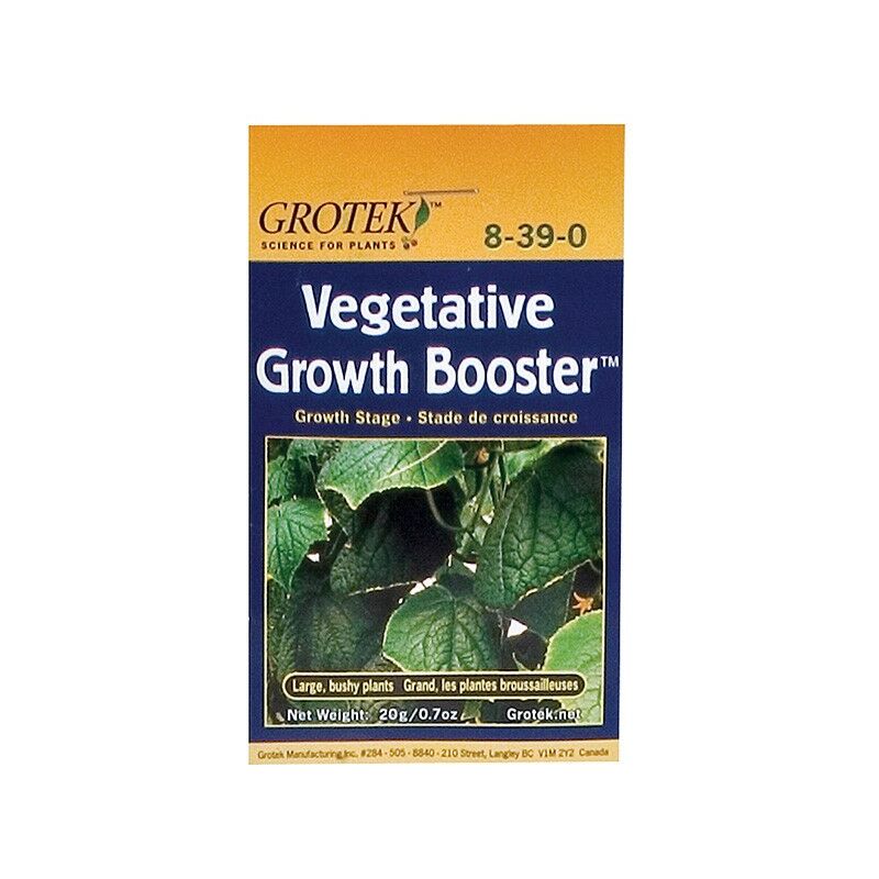 Vegetative Grow 20 g , booster de croissance en poudre - Grotek