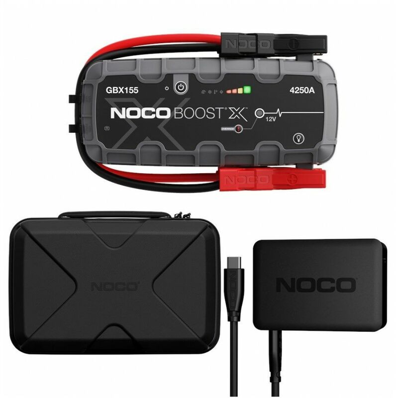 Booster de démarrage Lithium 12V 1750 A avec étui et chargeur GBX55.COMBI