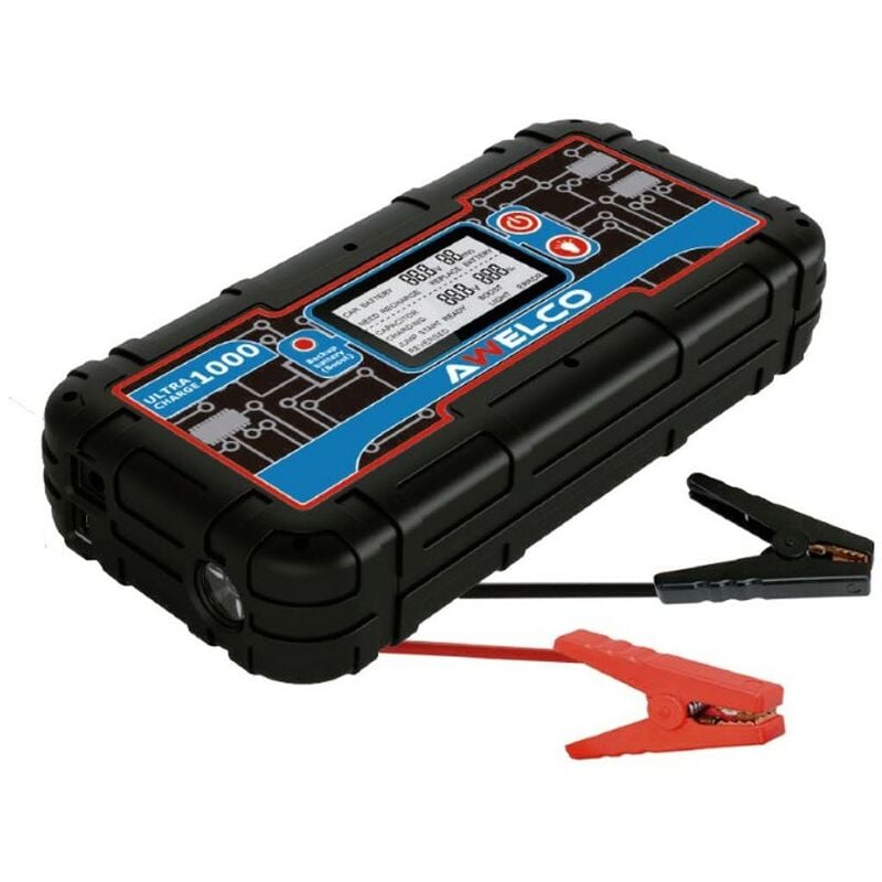 Generic Booster Batterie Voiture Jump Starter Power Pack Batterie Externe  32000mAh 12V Démarreur Saut Voiture avec Lampe Poche LED,A