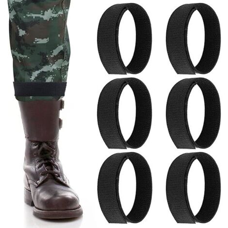 Boot Blousers - Bande Élastique pour Replier Pantalon dans Bottes - Pour Chasse, Randonnée, Pêche, Jardinage, Cyclisme, Uniforme Militaire - Lot de 2