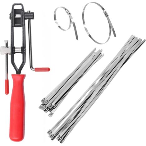 Boot Clamp Tools Collier Rglable en Acier Inoxydable pour