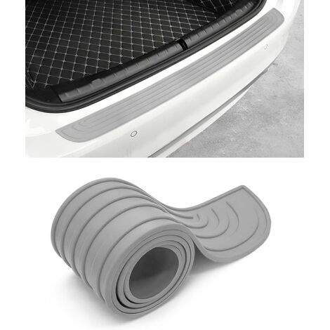 Boot protector, vehicle protector, bumper protector, door sill protector (grey, 90x7cm)