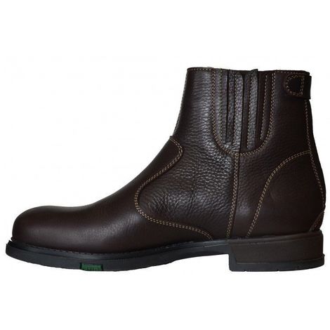 boots equitation marron