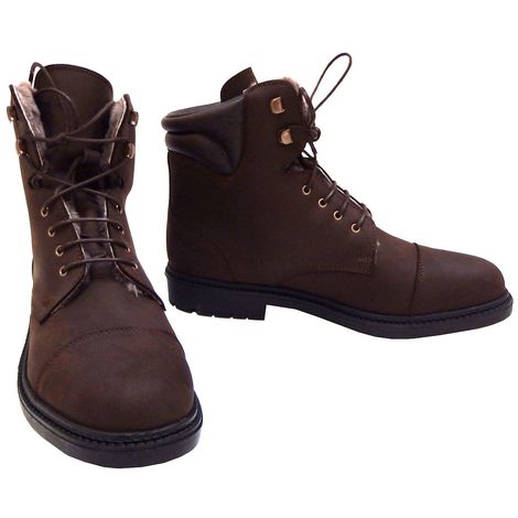 boots equitation marron