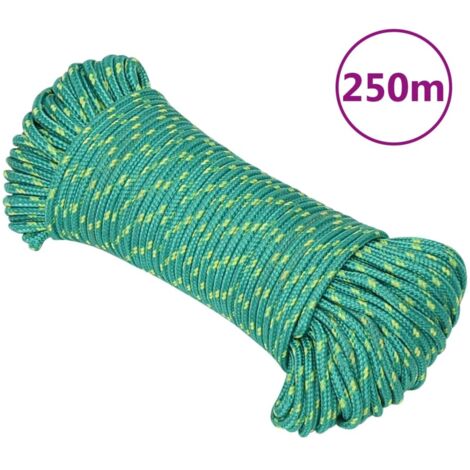 Bootsseil Grün 3 mm 250 m Polypropylen