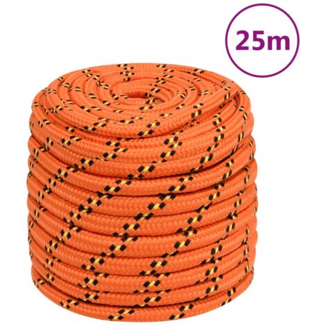 Bootsseil Orange 18 mm 25 m Polypropylen