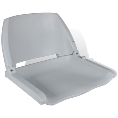 Bootssitz Klappbar ohne Polster Grau 48x51x41 cm vidaXL