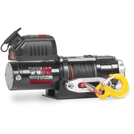 Bootswinde Elektrisch Seilwinde Boot Trailer Anhänger Warrior NINJA 3500LB 1,6 t 12 V Kunststoffseil