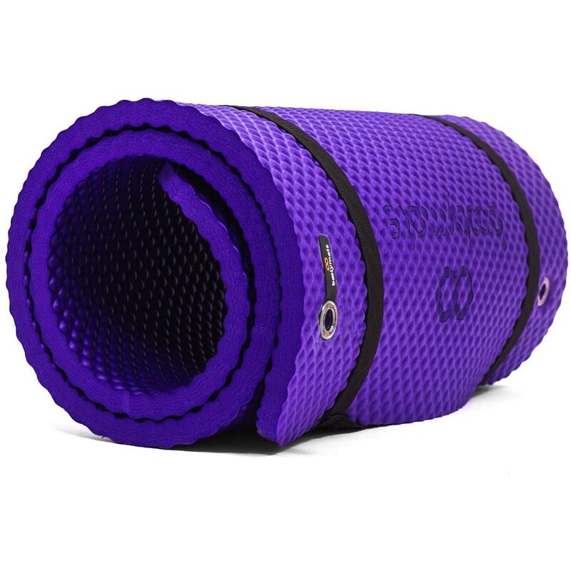 

Bootymats Pilates PRO - Esterilla extra acolchada de gran tamaño ideal para ejercicios de pilates. Medidas: 180x60 cm Viola