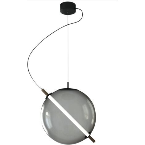 Booz - una moderna lampada a sospensione a sfera a LED