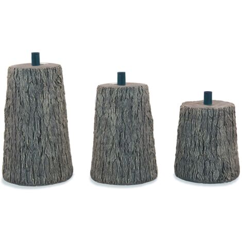 BOP Base Tronco per Albero di Natale effetto Legno Realistico Size C