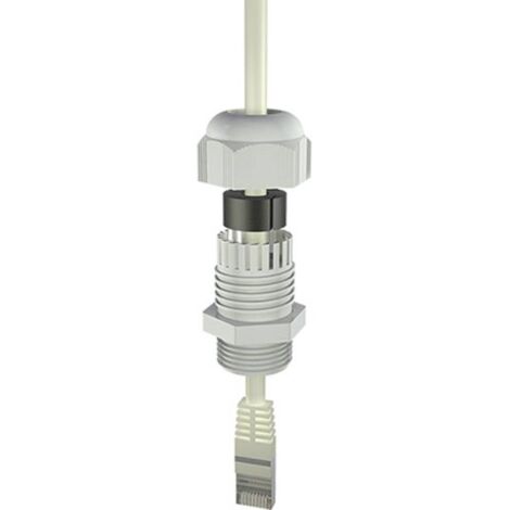 Bopla 12002418 Pressacavo filettato M20 Poliammide 6 Grigio (RAL 7035) 1 pz.