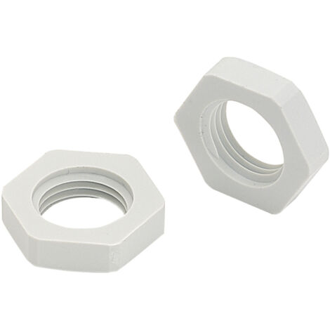 Bopla 52090100 MGM 12-7035 Gegenmutter   M12 x 1.5   Polyamid Lichtgrau (RAL 7035) 1 St.