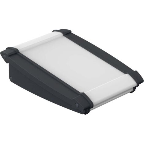 Bopla ALU-TOPLINE ATPH 1850-100 Contenitore da banco (L x L x A) 100 x 181 x 53 mm Alluminio, ABS Grigio grafite (RAL 7