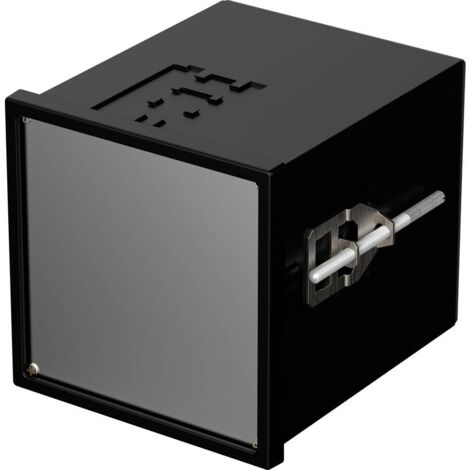 Bopla NGS 9610 UNINORM-EINSCHUBGEH. Alloggiamento da incasso per pannello 96 x 96 x 109.5 Nero (RAL 9005) 1 pz.