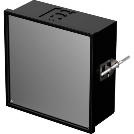 Bopla NGS 9806 UNINORM-EINSCHUBG. Boîtier à encastrer pour tableau de commande 144 x 144 x 64 noir (