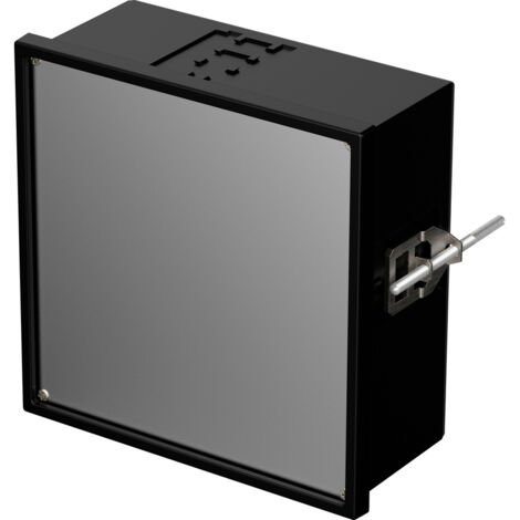 Bopla NGS 9806 UNINORM-EINSCHUBG. Schaltafel-Einbaugehäuse 144 x 144 x 64   Schwarz (RAL 9005) 1 St.