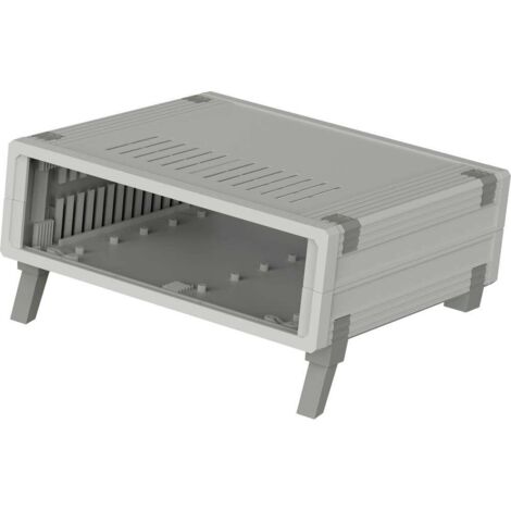 Bopla UM 52011 L-SET Contenitore da banco (L x A x P) 223 x 72 x 199 mm Plastica Grigio chiaro, Grigio agata 1 pz.