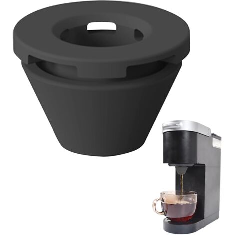 Boquilla antigoteo de silicona para cafetera Keurig K-Mini, evita salpicaduras de café, accesorio para K-Mini, fácil de limpiar, color negro.
