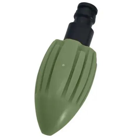 Boquilla de alta presión para limpiar desagües domésticos y canalones con manguera de jardín manguera de desagüe respetuosa con el medio ambiente.