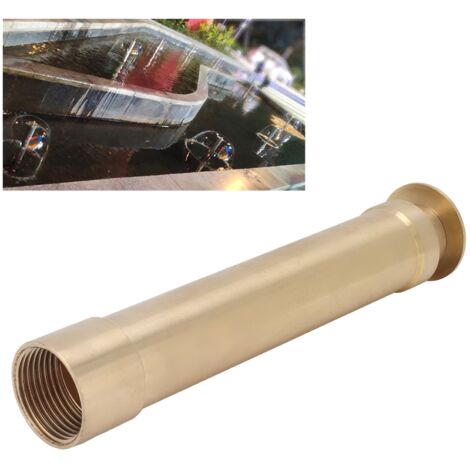 Boquilla de fuente de cobre G1 DN25 con protector antisalpicaduras tipo hongo y conexión hembra para jardín y estanque – cabezal rociador telescópico