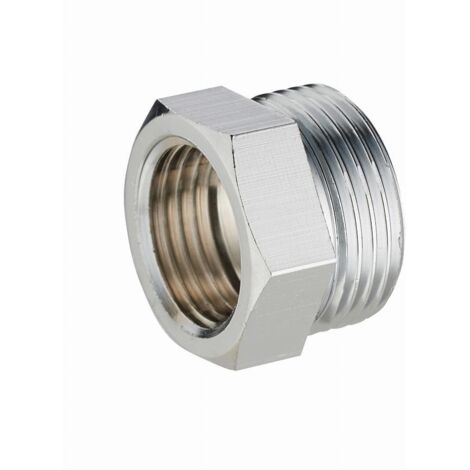 Boquilla de latón cromado macho NOYON & THIEBAULT - hembra reducida M3/4' (20x27) - F1/2' (15x21) - 168-2015CL1