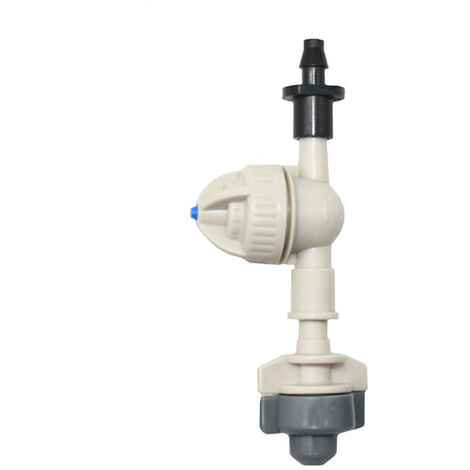 Boquilla DE NEBULIZACIÓN antigoteo para invernadero, 10 piezas, 6mm, con conector de púa 4/7, boquilla colgante, atomizador, rociador de agua antiniebla,C