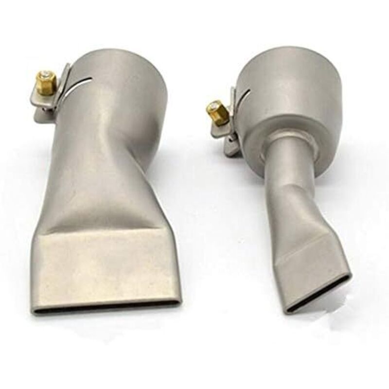 Boquilla de soldadura plana de 20 mm + boquilla de soldadura de 40 mm para la mayoría de las marcas de pistolas de soldadura de plástico