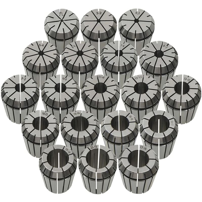 

Boquilla de sujeción ER32 19 pzas Set herramientas de torneado