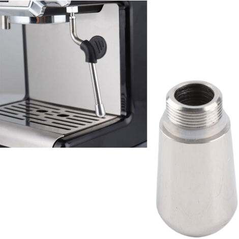 Boquilla de vapor de acero inoxidable, boquilla de 4 orificios (8,3 mm) para espumar leche y café, compatible con máquinas de las series 870/875/878.