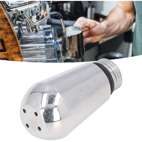 Boquilla de vapor para cafetera, boquilla multiusos fabricada en acero inoxidable 304, repuesto para EXPOBAR, 4 orificios, estándar y universal.