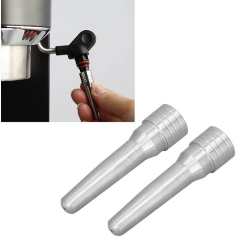 Boquilla del evaporador para cafetera EC680/685/ECP3420, 2 piezas fabricadas en acero inoxidable 304 con juntas de silicona.