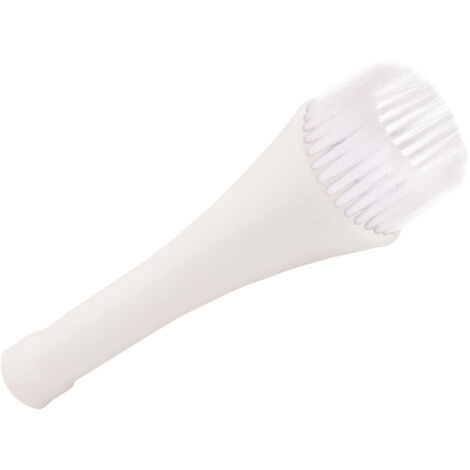 BOQUILLA EXTERIOR BLANCA CON CEPILLO PARA PISTOLA DE LAVADO DE TAPICERÍAS
