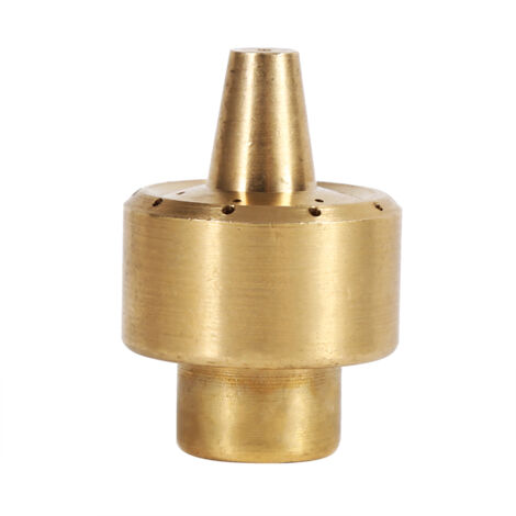 Boquilla para fuente de jardín, columna de rociado de latón, 6 mm (1/4") color oro, 0,7 m de altura, kit de montaje.