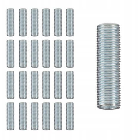 BOQUILLA ROSCADA PARA TUBO M10 X 50 MM JUEGO DE 25 - PARA LÁMPARAS E ILUMINACIÓN