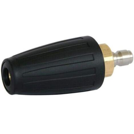 Boquilla rotativa de alta presión, puntas de boquilla rotativa turbo de 3600 lb/pulg², boquillas rotativas de conexión rápida de 1/4" para hidrolavadoras de agua fría (04