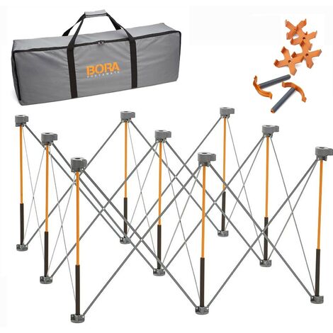 BORA BOR-CK9S Centipede 4x4ft Workstand Quick Easy Set Up Portable Workbench