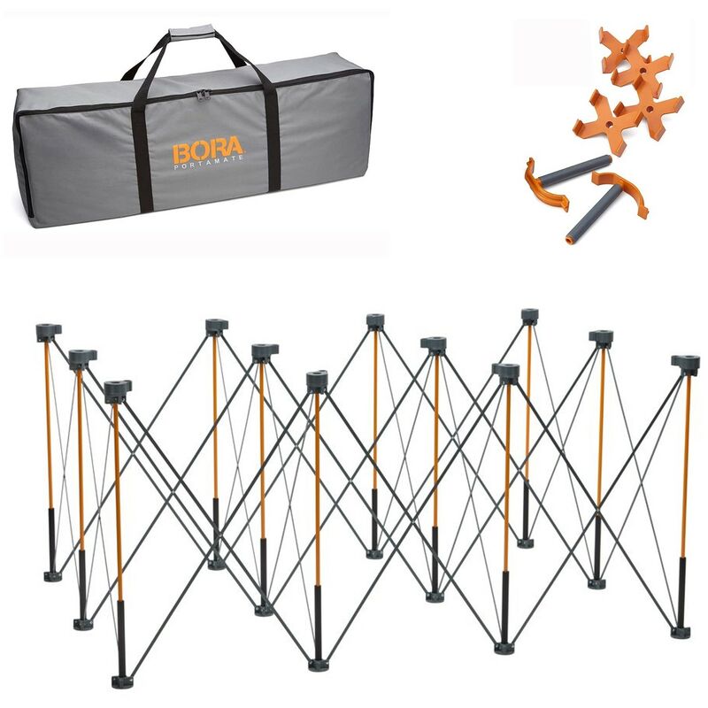 Bora - Ck12s Centipede 6x4ft Workstand Quick Easy Set Up Portable Workbench