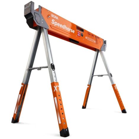 BORA PORTAMATE Speedhorse XT Adjustable Height 1500lb 680kg Capacity Sawhorse