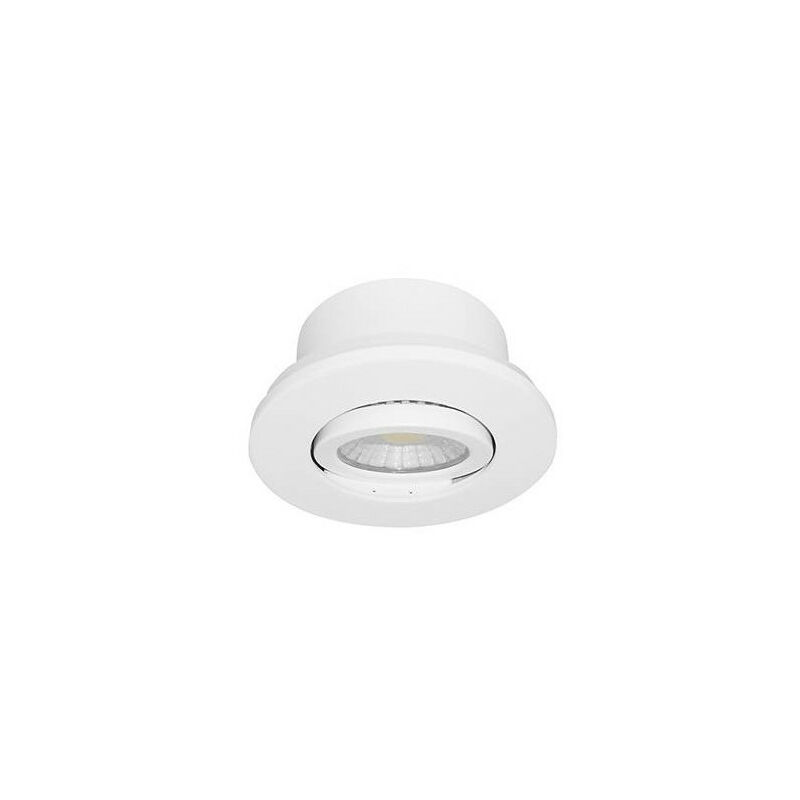 Spot Cct Encastré Rond Orientable Bora Rdx Ip65 Blanc Mat- Indigo Spot Cct Encastré Rond Orientable Bora Rdx Ip65 Blanc Mat- Indigo