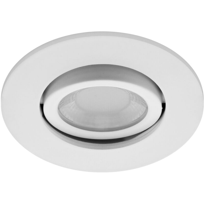 Spot Encastre Rond Ip65 Dim 7w 800lm 60° Blanc Spot Encastre Rond Ip65 Dim 7w 800lm 60° Blanc